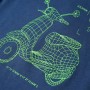 Camiseta infantil azul oscuro 128 de , Camisetas para niños - Ref: Foro24-11657, Precio: 8,00 €