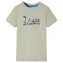 Kinder T-Shirt in hellem Khaki, Größe 128. von , Kinder-T-Shirts - Ref: Foro24-12567, Preis: 7,93 €, Rabatt: %