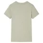 Kinder T-Shirt in hellem Khaki, Größe 128. von , Kinder-T-Shirts - Ref: Foro24-12567, Preis: 7,93 €, Rabatt: %