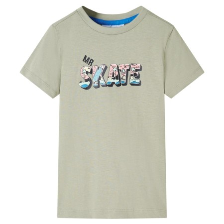 Kinder T-Shirt in hellem Khaki, Größe 104. von , Kinder-T-Shirts - Ref: Foro24-12565, Preis: 8,00 €, Rabatt: %