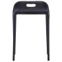 Stapelbare Hocker, 4 Stück, schwarzem Kunststoff. von vidaXL, Küchenhocker - Ref: Foro24-247281, Preis: 170,45 €, Rabatt: %