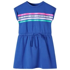 Kinderkleid mit kobaltblauem Kordelzug 116 von , Kinderkleider - Ref: Foro24-11121, Preis: 10,77 €, Rabatt: %