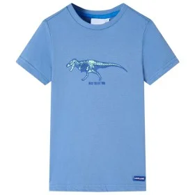 Medium blue children's t-shirt 116 by , Kids T-shirts - Ref: Foro24-11741, Price: 8,19 €, Discount: %