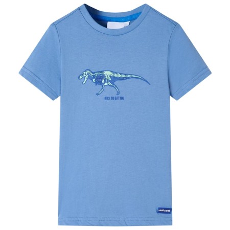 Mittelblaues Kinder-T-Shirt 116 von , Kinder-T-Shirts - Ref: Foro24-11741, Preis: 8,28 €, Rabatt: %