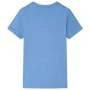 Camiseta infantil azul medio 116 de , Camisetas para niños - Ref: Foro24-11741, Precio: 8,19 €, Descuento: %