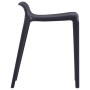 Taburetes apilables 4 unidades plástico negro by vidaXL, Kitchen stools - Ref: Foro24-247281, Price: 170,45 €, Discount: %