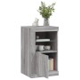 Bedside tables LED lights 2 pcs Sonoma gray engineered wood by , Lockers and storage cabinets - Ref: Foro24-836641, Price: 10...