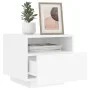 Bedside tables with LED lights 2 units white 40x39x37 cm by , Nightstands - Ref: Foro24-836799, Price: 71,55 €, Discount: %
