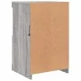 Bedside tables LED lights 2 pcs Sonoma gray engineered wood by , Lockers and storage cabinets - Ref: Foro24-836641, Price: 10...