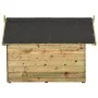 Gartenhundehütte mit offenem Dach aus imprägniertem Kiefernholz von vidaXL, Hundehütten - Ref: Foro24-45151, Preis: 220,47 €,...