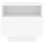 Bedside tables with LED lights 2 units white 40x39x37 cm by , Nightstands - Ref: Foro24-836799, Price: 71,55 €, Discount: %