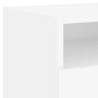 Nachttische mit LED-Leuchten 2 Einheiten weiß 40x39x37 cm von , Nachttische - Ref: Foro24-836799, Preis: 73,75 €, Rabatt: %