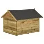 Gartenhundehütte mit offenem Dach aus imprägniertem Kiefernholz von vidaXL, Hundehütten - Ref: Foro24-45151, Preis: 220,47 €,...