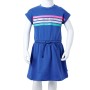 Children's dress with cobalt blue drawstring 140 by , Children's dresses - Ref: Foro24-11123, Price: 10,88 €, Discount: %