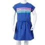 Children's dress with cobalt blue drawstring 140 by , Children's dresses - Ref: Foro24-11123, Price: 10,77 €, Discount: %