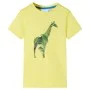 Yellow children's t-shirt 116 by , Kids T-shirts - Ref: Foro24-12266, Price: 8,06 €, Discount: %