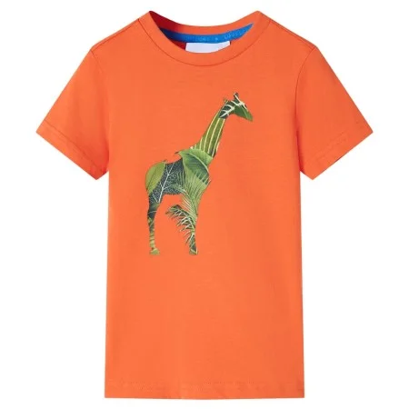 Orange children's t-shirt 104 by , Kids T-shirts - Ref: Foro24-12270, Price: 8,06 €, Discount: %
