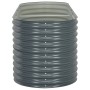 Gray galvanized steel flower bed 240x80x81 cm by vidaXL, Pots and planters - Ref: Foro24-45523, Price: 170,68 €, Discount: %