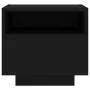 Nightstand with LED lights black 40x39x37 cm by , Nightstands - Ref: Foro24-836800, Price: 58,33 €, Discount: %