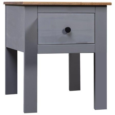 Massiver Kiefernholz-Nachttisch in Panama-Grau, 46x40x57 cm. von vidaXL, Nachttische - Ref: Foro24-282692, Preis: 50,87 €, Ra...