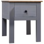 Massiver Kiefernholz-Nachttisch in Panama-Grau, 46x40x57 cm. von vidaXL, Nachttische - Ref: Foro24-282692, Preis: 50,87 €, Ra...