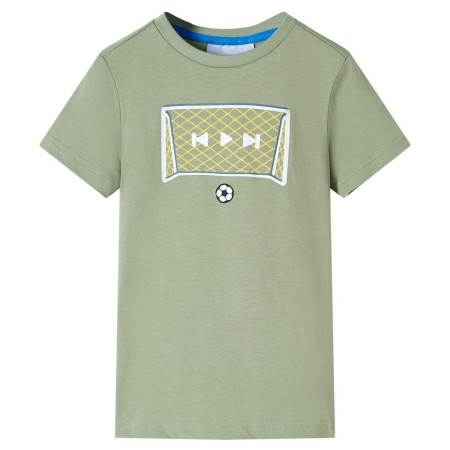 Camiseta infantil caqui claro 92 de , Camisetas para niños - Ref: Foro24-12419, Precio: 8,07 €, Descuento: %