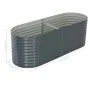 Arriate de acero galvanizado gris 240x80x81 cm de vidaXL, Maceteros y jardineras - Ref: Foro24-45523, Precio: 205,22 €, Descu...
