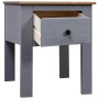 Massiver Kiefernholz-Nachttisch in Panama-Grau, 46x40x57 cm. von vidaXL, Nachttische - Ref: Foro24-282692, Preis: 50,87 €, Ra...