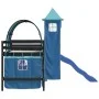 Cama alta para niños con torre madera pino azul 80x200 cm de , Camas y somieres - Ref: Foro24-3207097, Precio: 299,33 €, Desc...