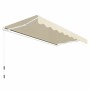 Toldo plegable de operación manual 300 cm crema en Toldos | Comprar online en Foro24