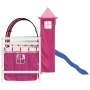Hochbett für Kinder mit Turm aus rosa Kiefernholz 80x200 cm von , Betten und Lattenroste - Ref: Foro24-3207095, Preis: 305,88...