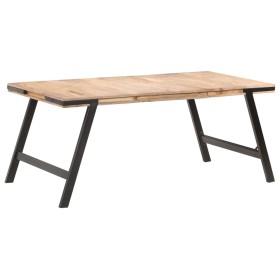 Mesa de comedor de madera maciza de mango 180x90x76 cm en Mesas de cocina y de comedor | Comprar online en Foro24