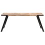 Mesa de comedor de madera maciza de mango 180x90x76 cm en Mesas de cocina y de comedor | Comprar online en Foro24
