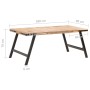Mesa de comedor de madera maciza de mango 180x90x76 cm en Mesas de cocina y de comedor | Comprar online en Foro24