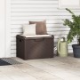 Garten-Aufbewahrungsbox mit braunem Sitzkissen aus PP, 125 L von , Aufbewahrungsboxen für den Außenbereich - Ref: Foro24-3642...