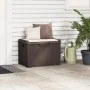 Garten-Aufbewahrungsbox mit braunem Sitzkissen aus PP, 125 L von , Aufbewahrungsboxen für den Außenbereich - Ref: Foro24-3642...