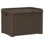 Aufbewahrungsbox für den Garten aus braunem PP, 125 Liter von , Aufbewahrungsboxen für den Außenbereich - Ref: Foro24-364210,...