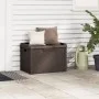 Aufbewahrungsbox für den Garten aus braunem PP, 125 Liter von , Aufbewahrungsboxen für den Außenbereich - Ref: Foro24-364210,...