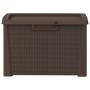 Caja de almacenaje para jardín PP marrón 125 L by , Outdoor storage boxes - Ref: Foro24-364210, Price: 87,95 €, Discount: %