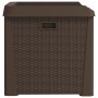 Aufbewahrungsbox für den Garten aus braunem PP, 125 Liter von , Aufbewahrungsboxen für den Außenbereich - Ref: Foro24-364210,...