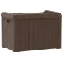Aufbewahrungsbox für den Garten aus braunem PP, 125 Liter von , Aufbewahrungsboxen für den Außenbereich - Ref: Foro24-364210,...