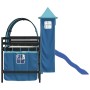 Hochbett für Kinder mit blauem Kiefernholzturm 90x190 cm von , Betten und Lattenroste - Ref: Foro24-3207115, Preis: 310,50 €,...