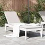 White PP lounger 186x60x29 cm by , Loungers - Ref: Foro24-364215, Price: 119,29 €, Discount: %