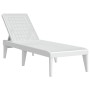 Weiße PP-Liege 186x60x29 cm von , Liegen - Ref: Foro24-364220, Preis: 84,49 €, Rabatt: %