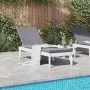 White PP lounger 186x60x29 cm by , Loungers - Ref: Foro24-364220, Price: 83,43 €, Discount: %