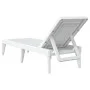 White PP lounger 186x60x29 cm by , Loungers - Ref: Foro24-364220, Price: 83,43 €, Discount: %