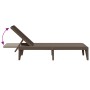 Braune PP-Liege 186x60x29 cm von , Liegen - Ref: Foro24-364217, Preis: 103,68 €, Rabatt: %