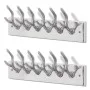 Garderobenständer 2 Einheiten aus silbernem Aluminium von , Hut- und Garderobenständer - Ref: Foro24-278752, Preis: 76,88 €, ...