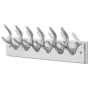 Garderobenständer 2 Einheiten aus silbernem Aluminium von , Hut- und Garderobenständer - Ref: Foro24-278752, Preis: 76,88 €, ...