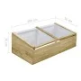 Impregnated pine wood greenhouse 100x50x35 cm by vidaXL, Greenhouses - Ref: Foro24-45304, Price: 83,26 €, Discount: %